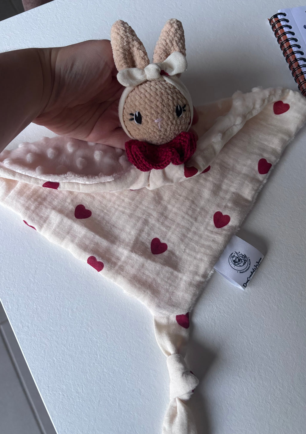 Doudou lange lapin