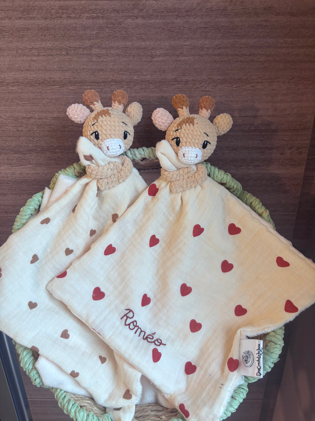 Doudou girafe
