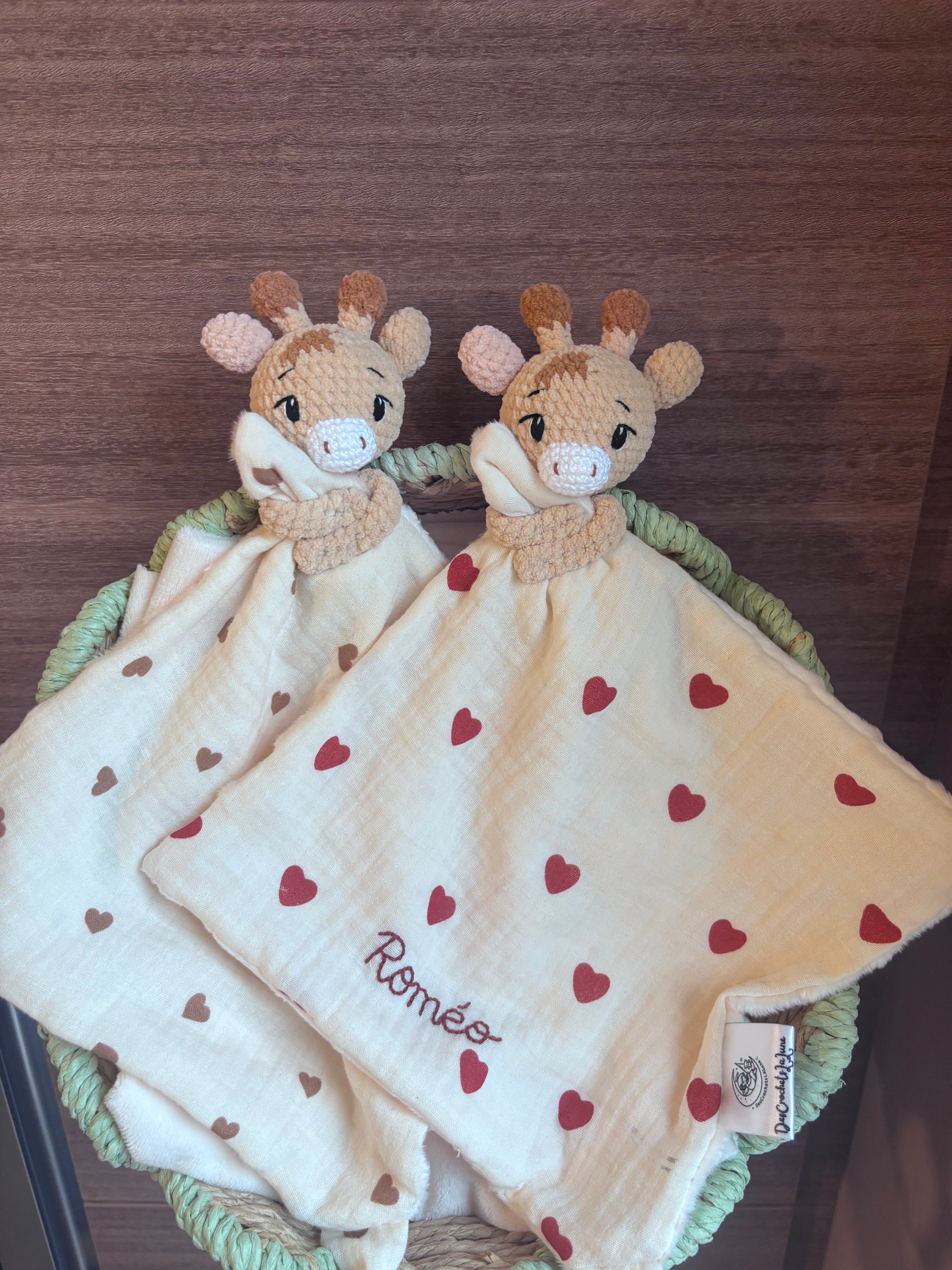 Doudou girafe