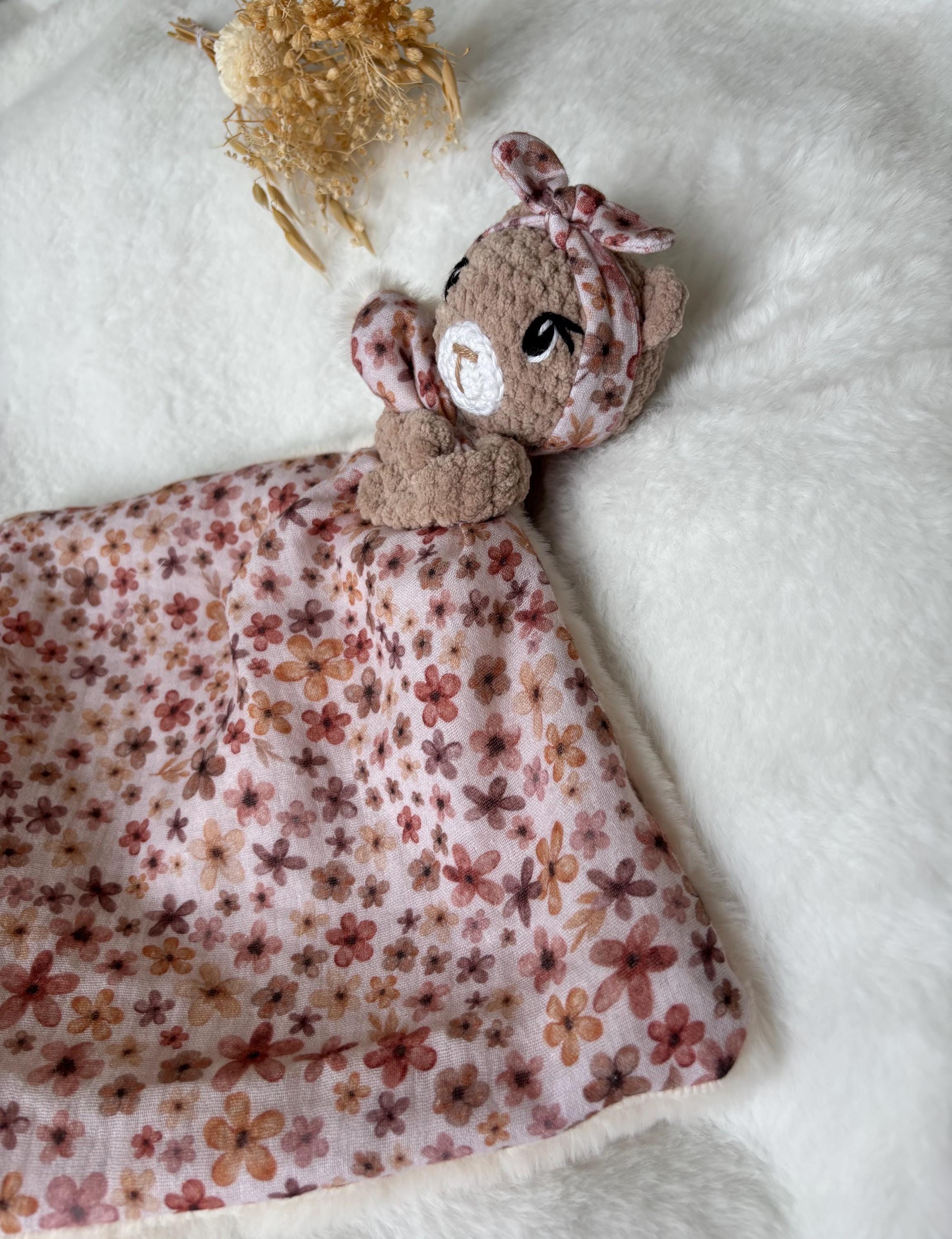 Doudou ours avec bandeau