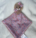 Doudou lion avec noeud