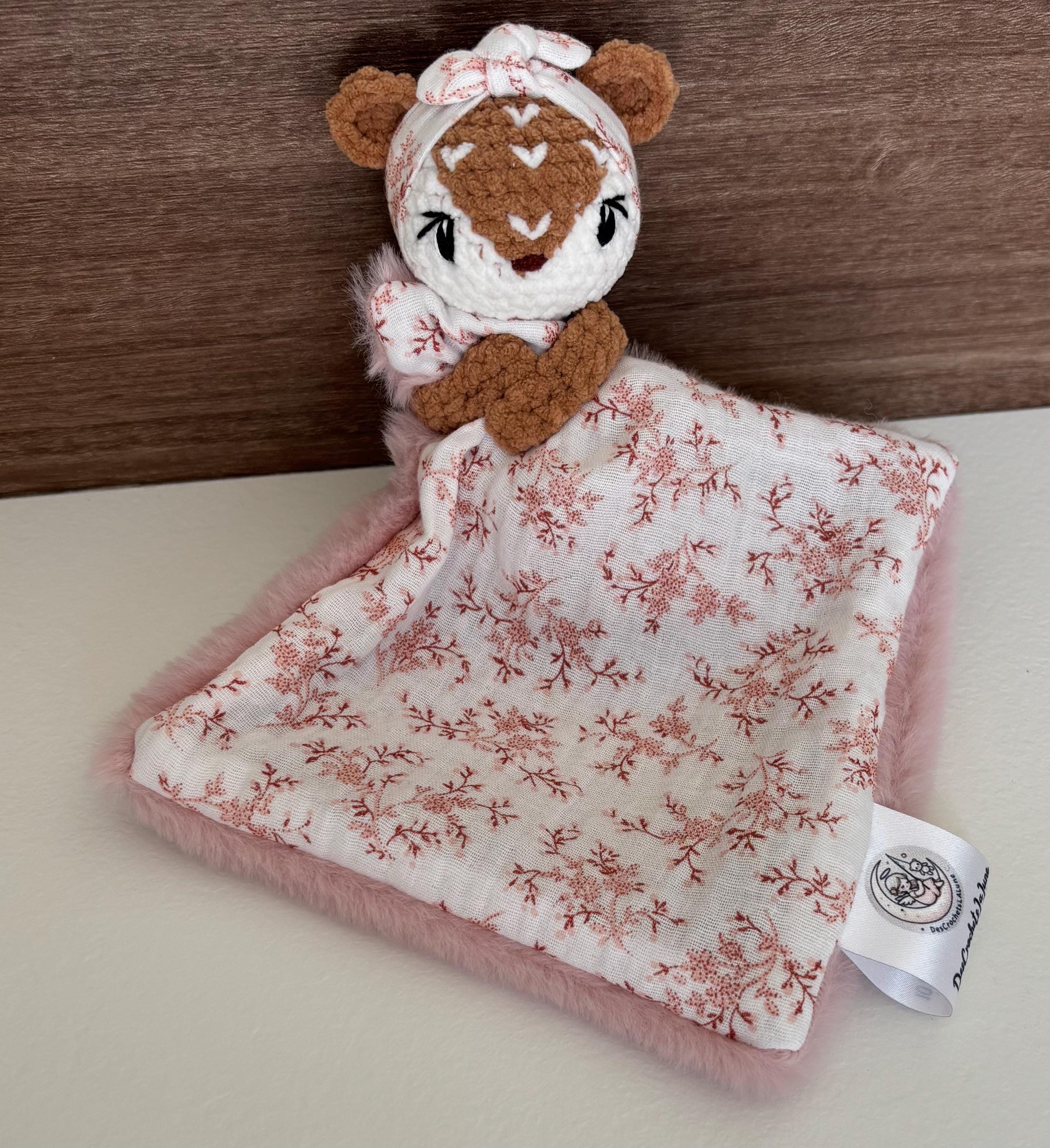 Doudou faon avec bandeau